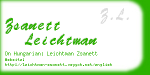 zsanett leichtman business card